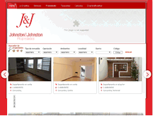 Tablet Screenshot of johnston-johnston.com.ar